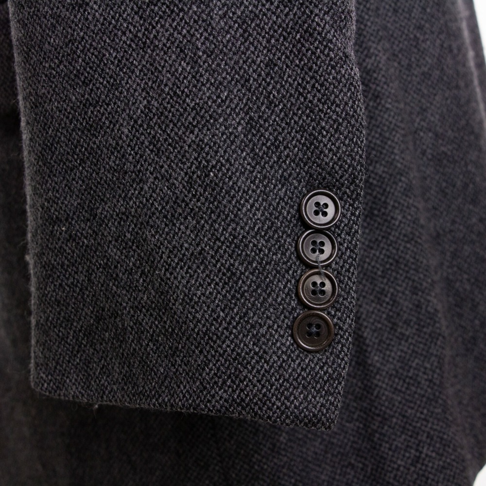 Brooks Brothers Mens 39R Gray Wool Sport Coat 2 Button - Picture 5 of 9